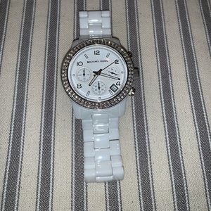 Michael Kors Women’s Ceramic Runway Watch